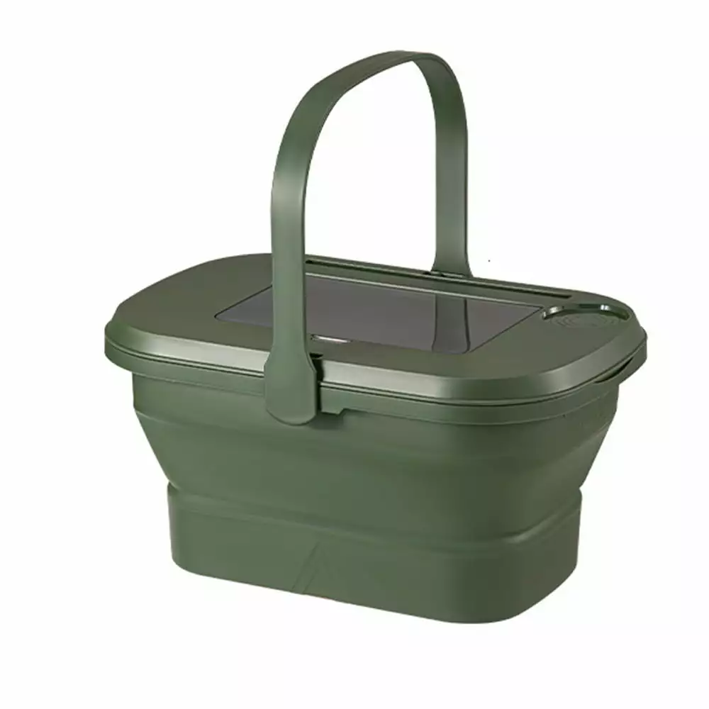 Spirastell Binquireet BBQ Box Travel-friendly Outdoor BBQ Picnic Hand Bucket Box Tire Inflator