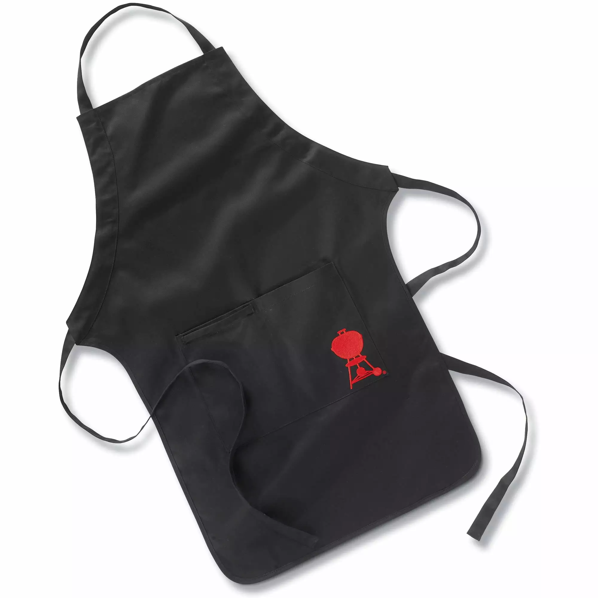 Weber Black Grilling Apron Red Kettle Design Os