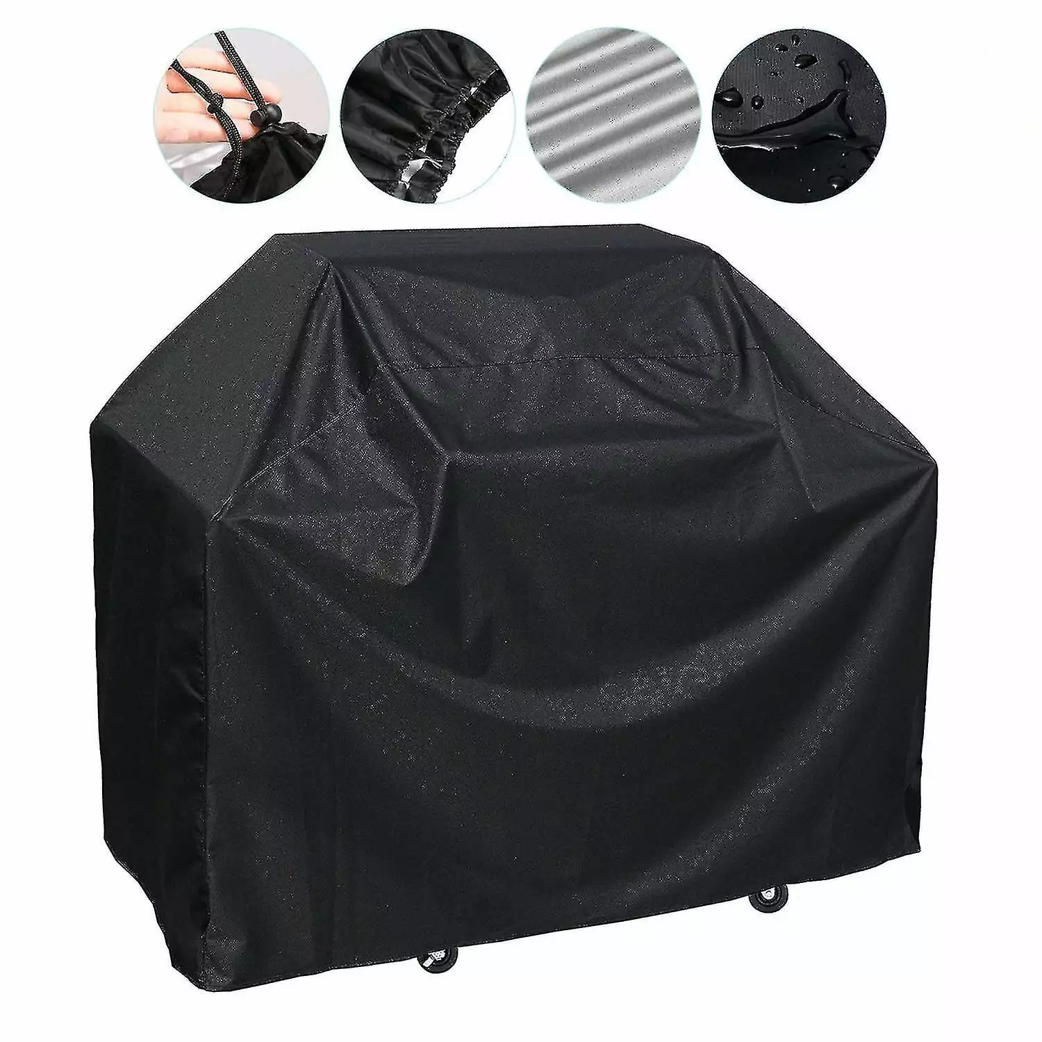 5 Sizes Waterproof BBQ Grill Cover - Heavy Duty Rainproof Barbecue Protector 10060150cm