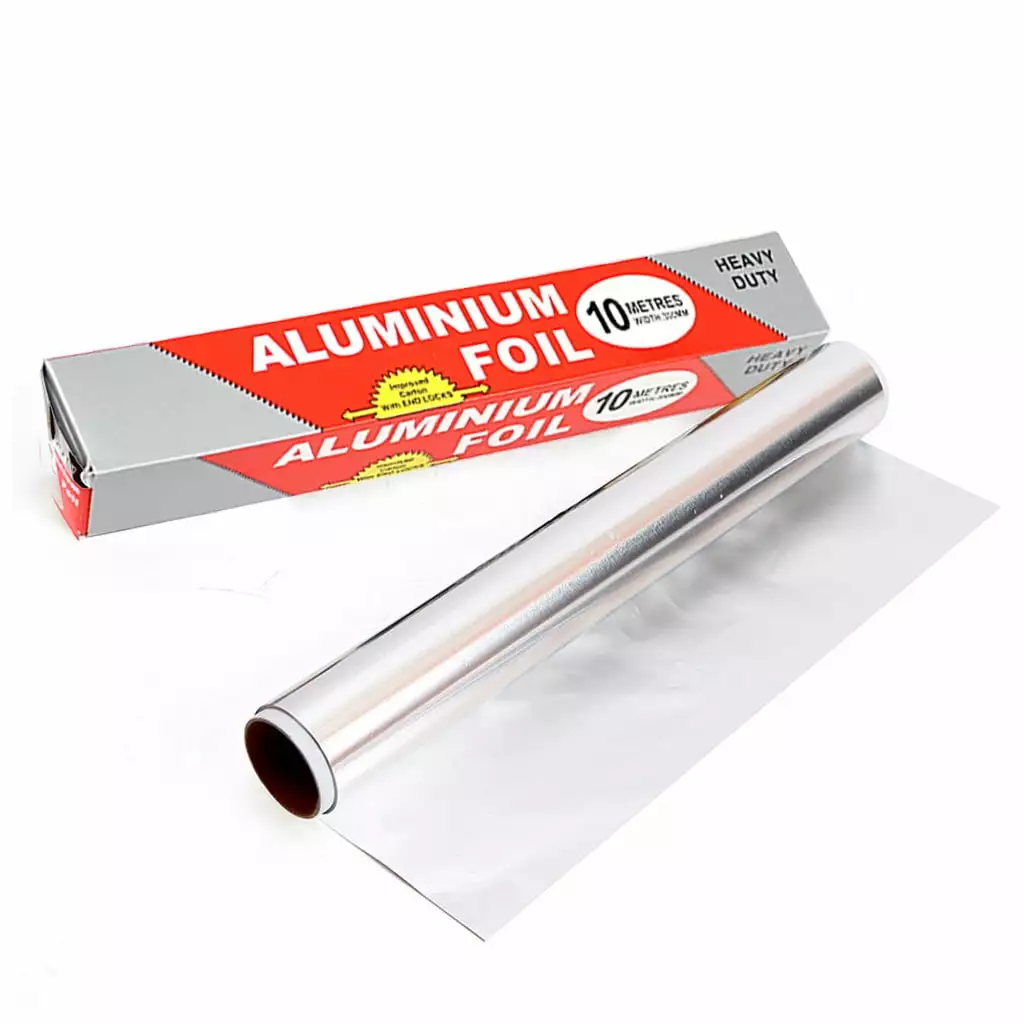 Plertrvy Aluminium Tin BBQ Mat Food 30cm Baking Foil Catering BBQ 10M Aluminium Wrap