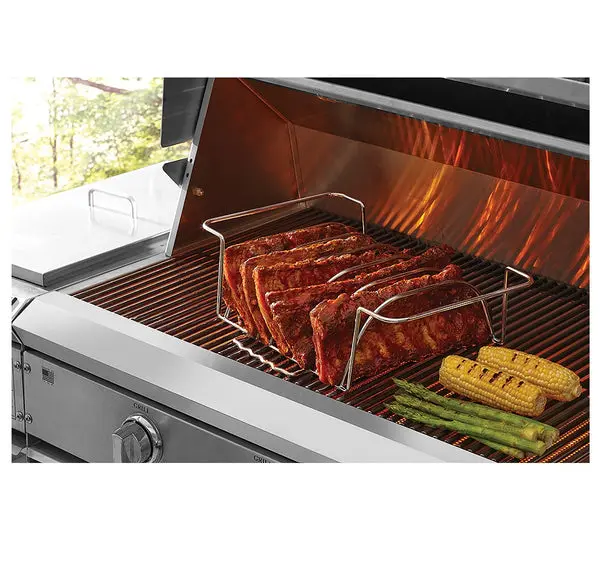 Mr. Bar-B-Q 06828Y Chrome Plated Rib and Roasting Rack BBQ Grilling