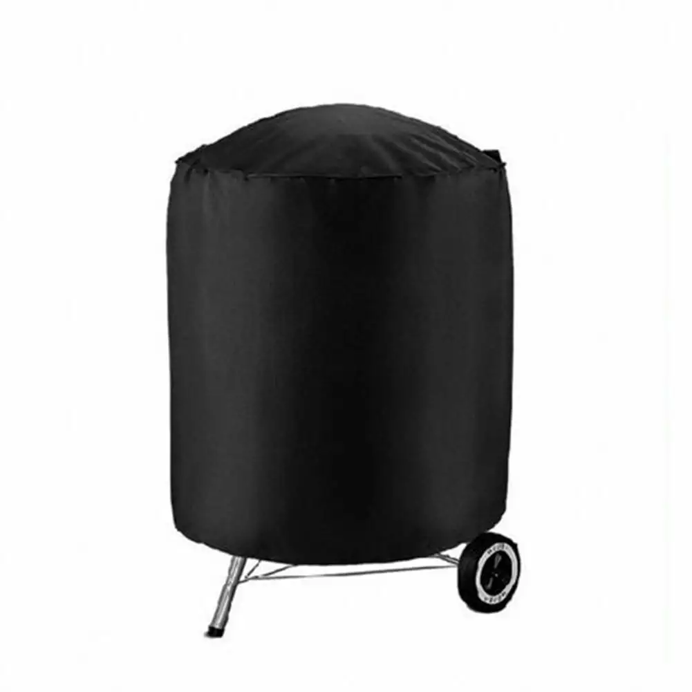 Waterproof Round BBQ Grill Cover Garden Patio Smoker Protection