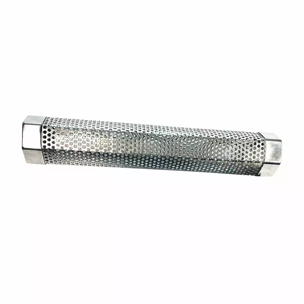 Sueyeuwdi Grilling Gifts Men Hexagon Travel BBQ Pellet 12'' Barbecue Tools Silver One