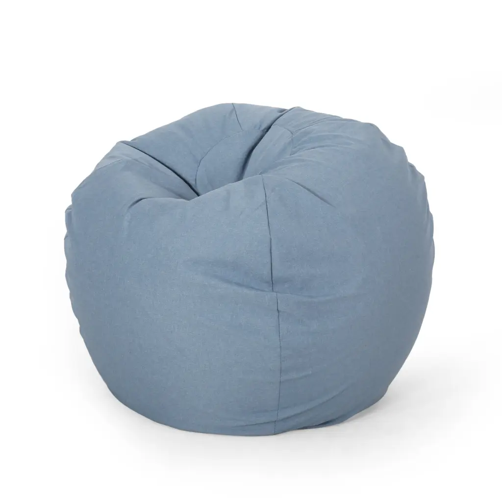Chisal 3 Foot Teal Bean Bag Chair Soft Comfortable Lounge Seat bazar