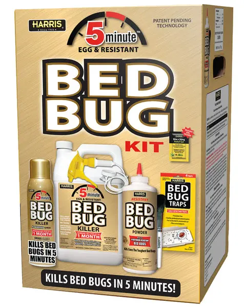 Harris GOLDBB-KIT Bed Bug Kit Gold Complete Pest Control Solution