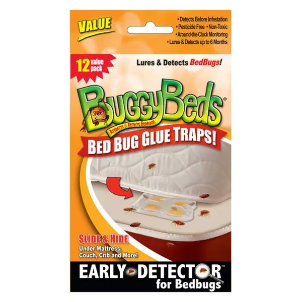 BuggyBeds 70790 Value Pack Buggy Beds Early Detection 12-Pack Bed Bugs