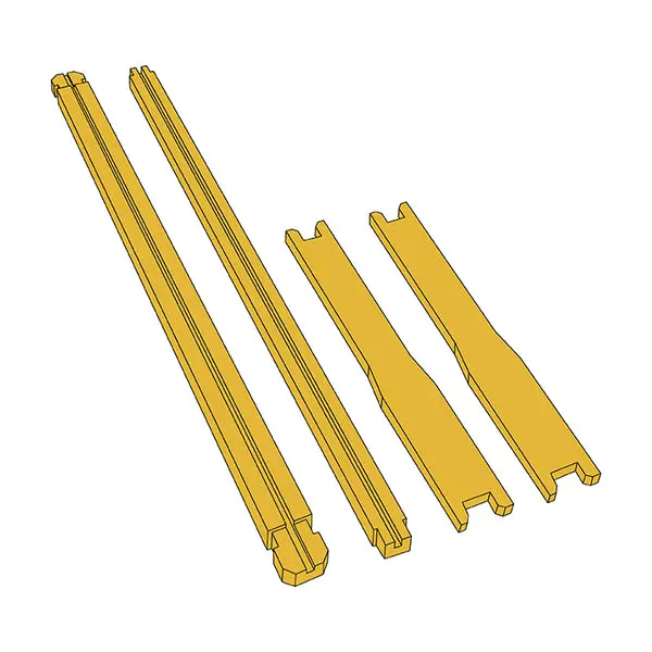 Harvest Lane Honey WWFDU-101-5 Deep Brood Wooden Frame Unassembled 5-Pack Beekeeping Supplies