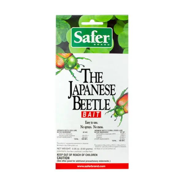 Safer 70006 Japanese Beetle Trap Replacement Bait Ready To Use