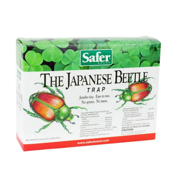 Safer 70102 Japanese Beetle Trap - Effective Outdoor Pest Control Gardens