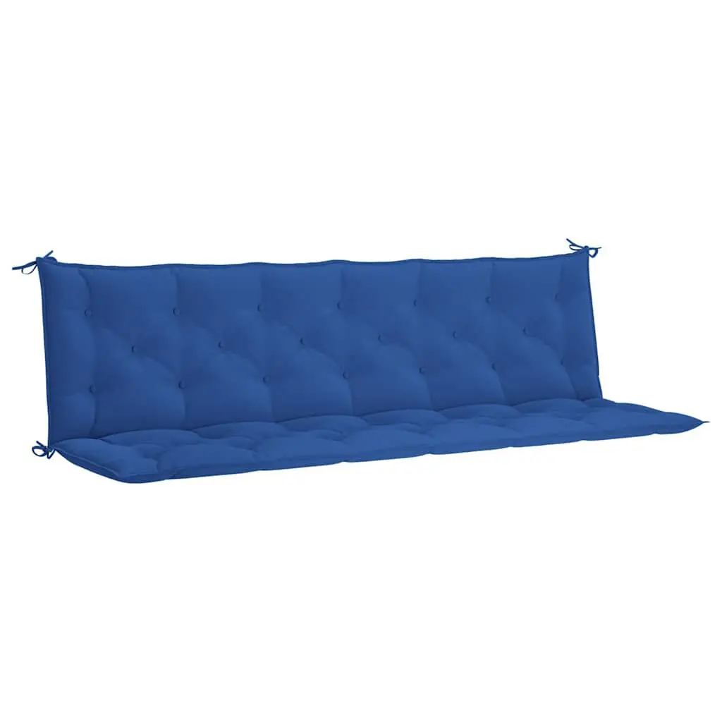 Blue Garden Bench Cushion 78.7 Inch Oxford Fabric Extra Long Seat Pad