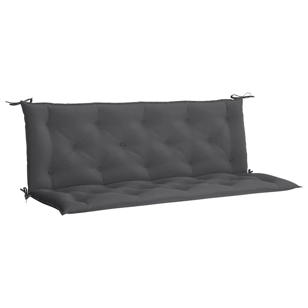 Garden Bench Cushion Anthracite 59.1x39.4x2.8 Inches Oxford Fabric