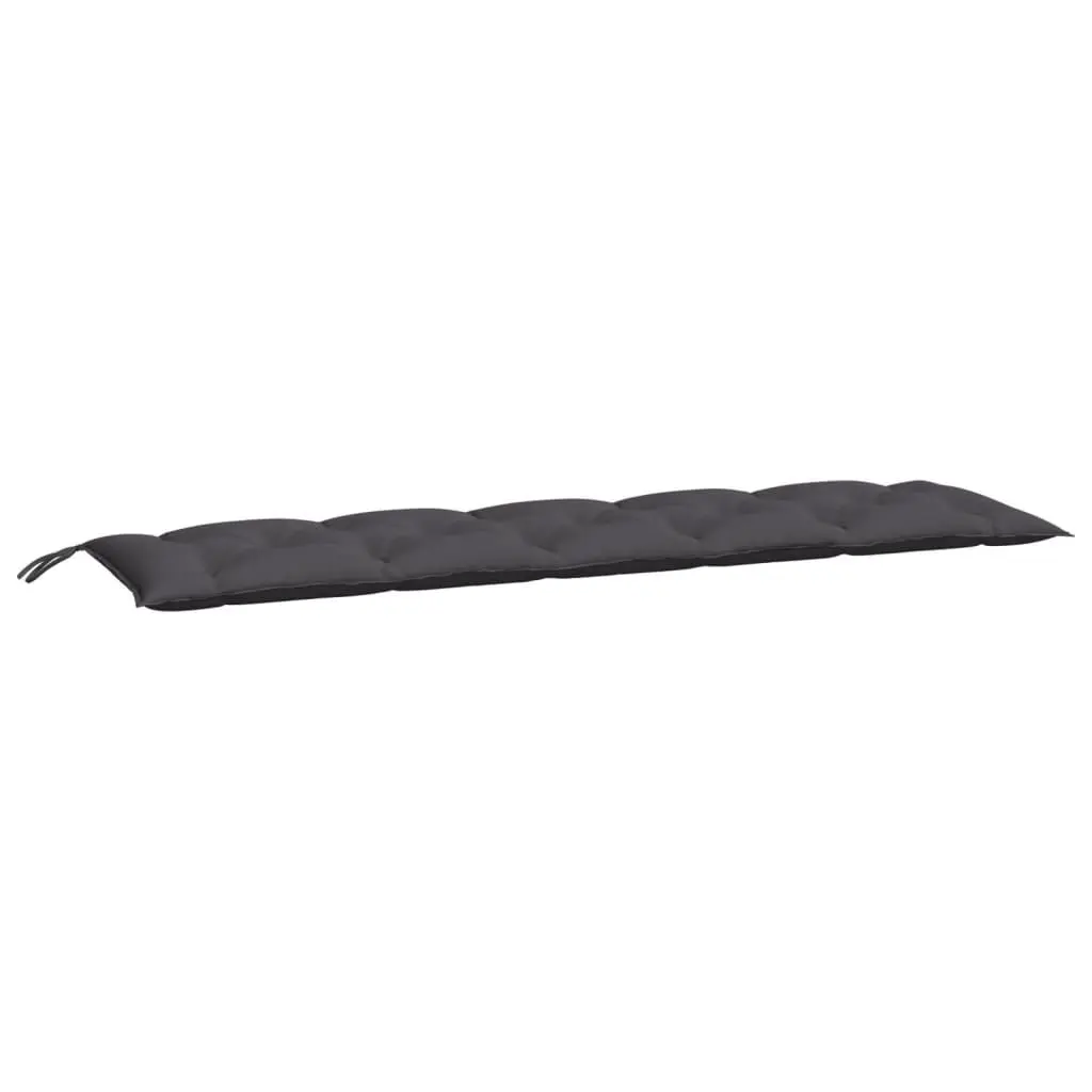 Garden Bench Cushion Anthracite 70.9x19.7x2.8 Inches Weather Resistant Oxford Fabric