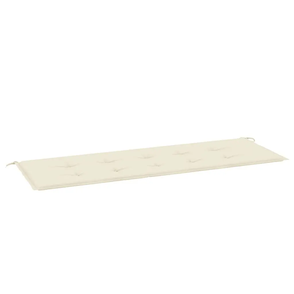 Garden Bench Cushion Cream 59.1x19.7x1.6 Inches Oxford Fabric Extra Long Seat Pad