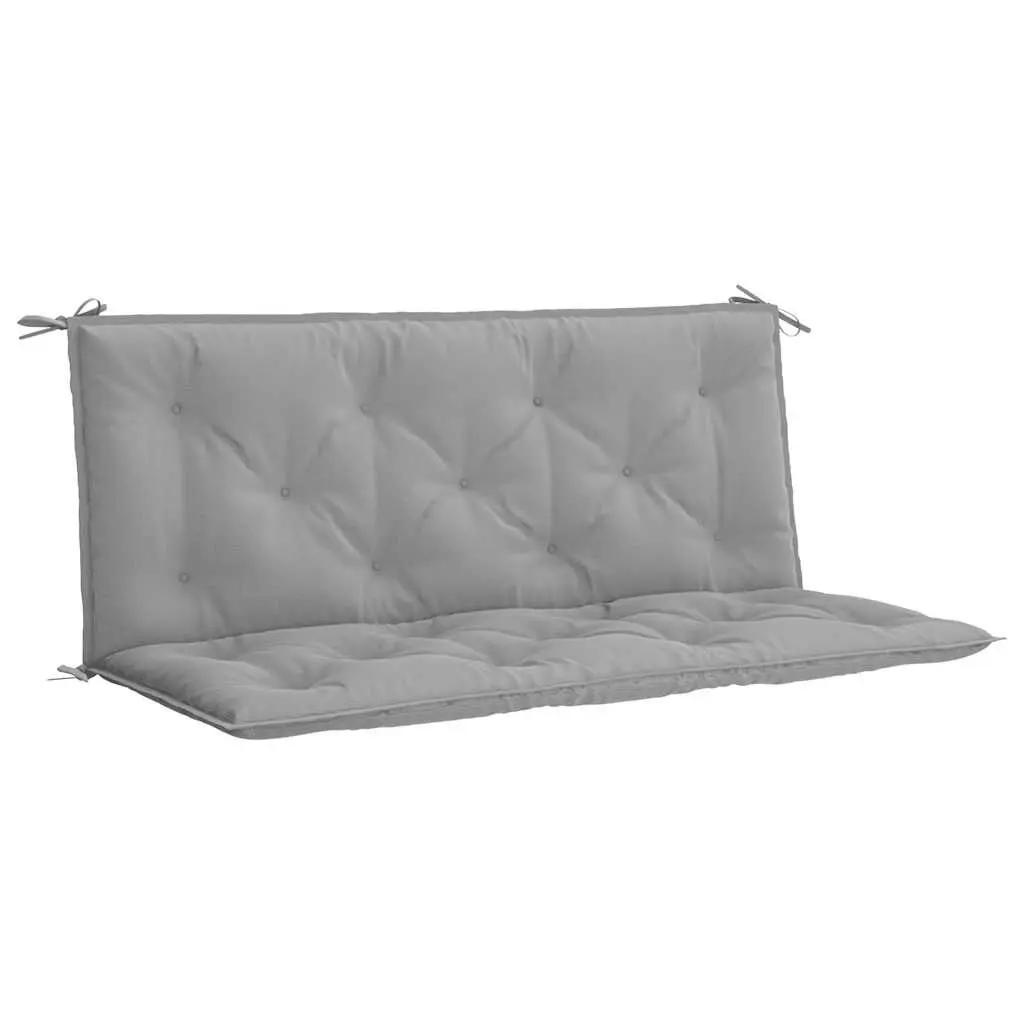 Garden Bench Cushion Gray 47.2 Inch Oxford Fabric Outdoor Seat Pad