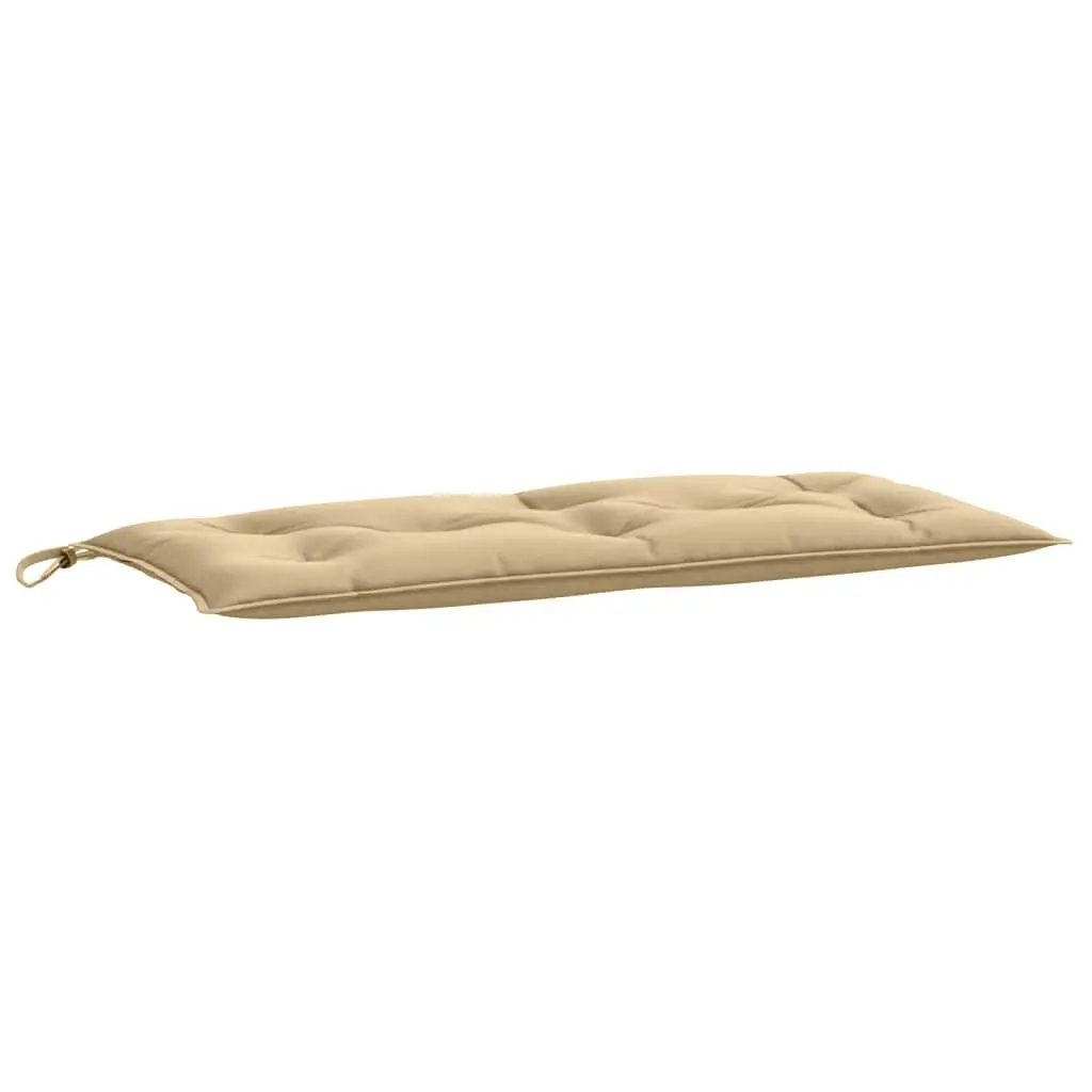 Garden Bench Cushion Melange Beige 39.4x19.7x2.8 Inches Outdoor Seat Pad