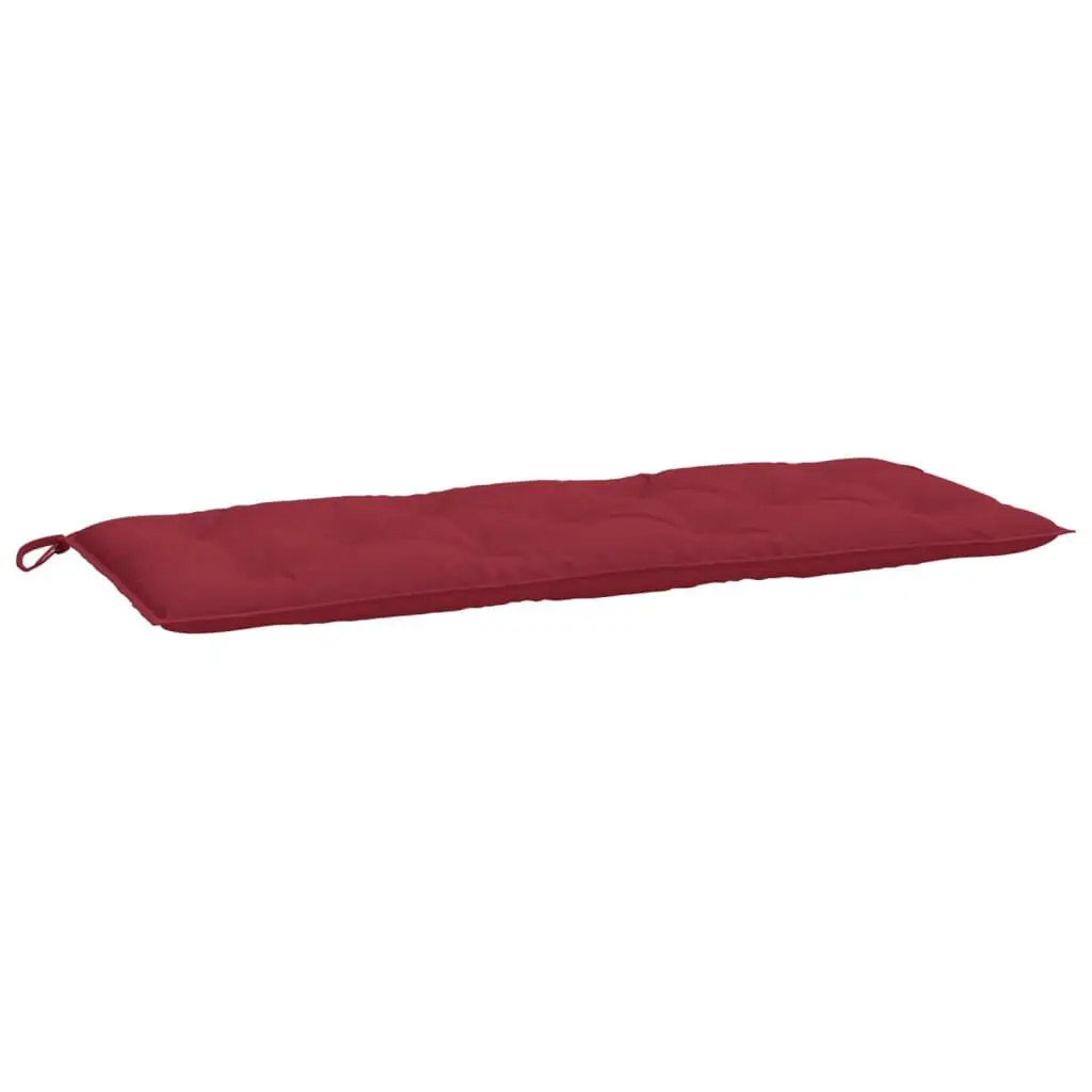 Garden Bench Cushion Wine Red 47.2x19.7x2.8 Inches Oxford Fabric Waterproof