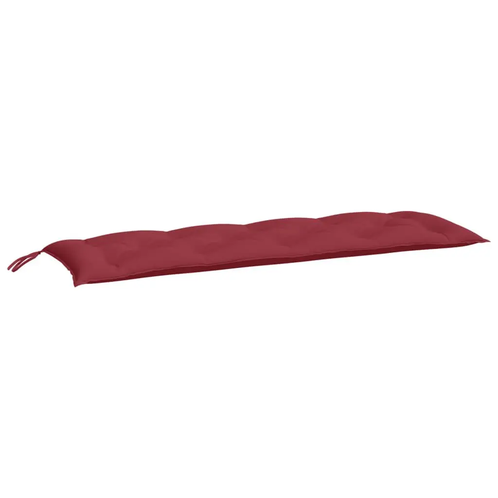 Garden Bench Cushion Wine Red 59.1x19.7x2.8 Inches Oxford Fabric Waterproof