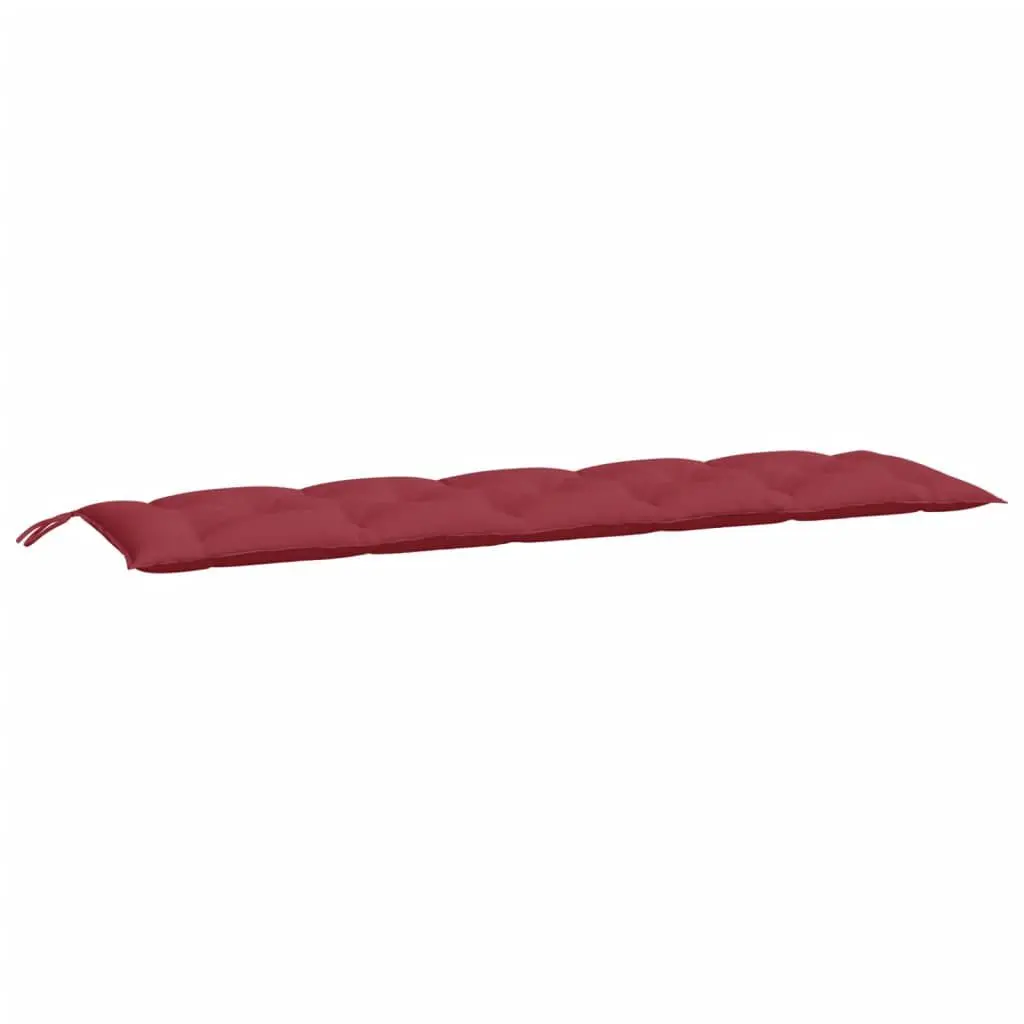 Garden Bench Cushion Wine Red 70.9x19.7x2.8 Inches Oxford Fabric Waterproof