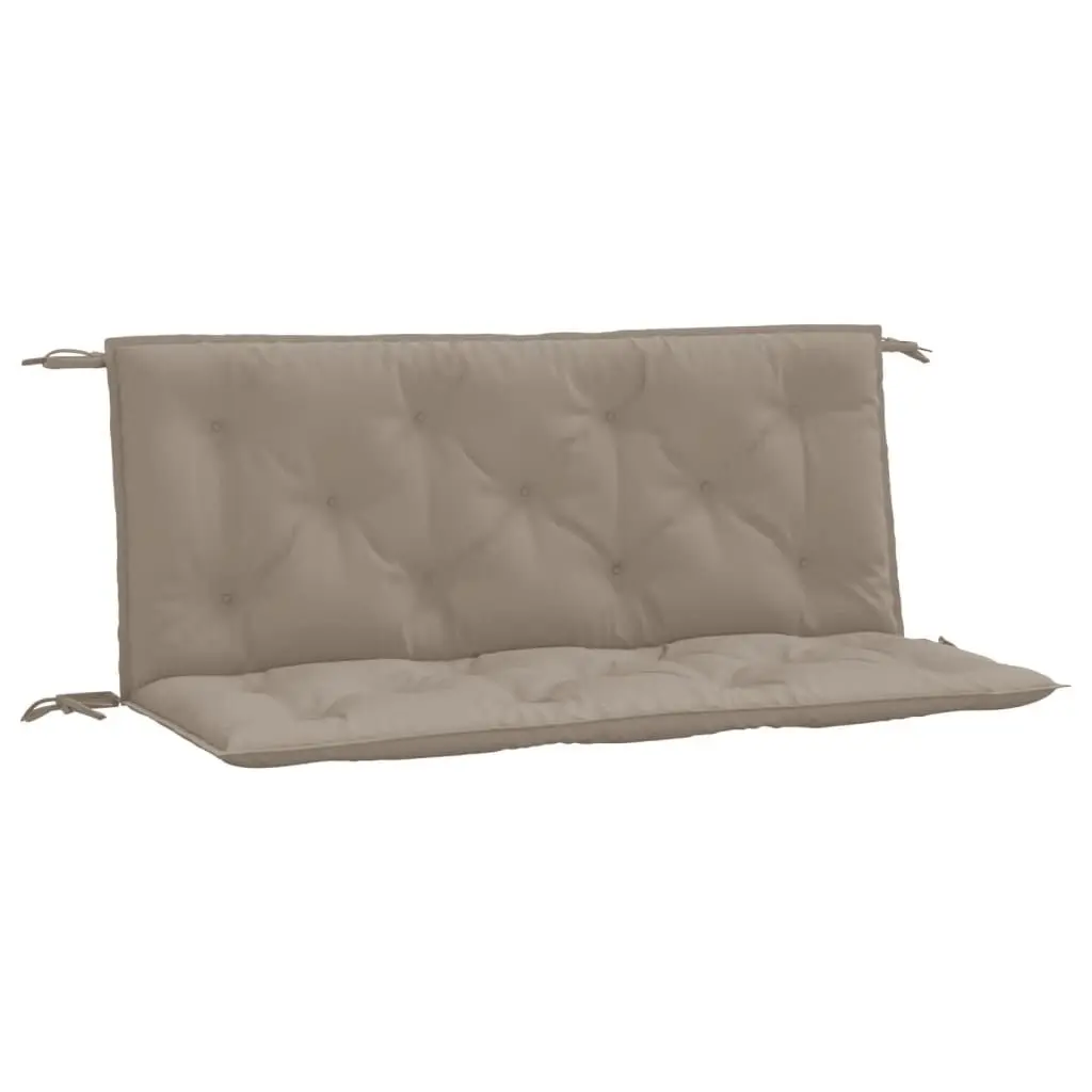 Garden Bench Cushions 2 Pieces Taupe 47.2x19.7 Inches Oxford Fabric