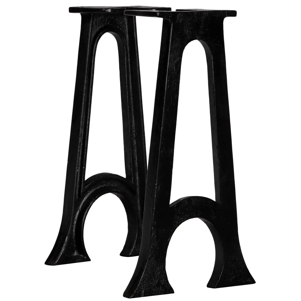 Bench Legs 2 pcs Arched Base -Frame Cast Iron Furniture Supports