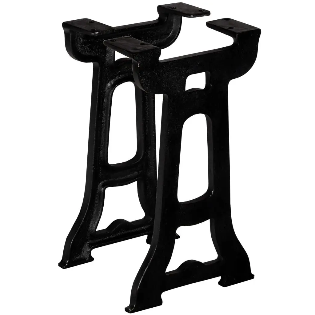 Bench Legs 2 pcs Y-Frame Cast Iron Furniture Hardware