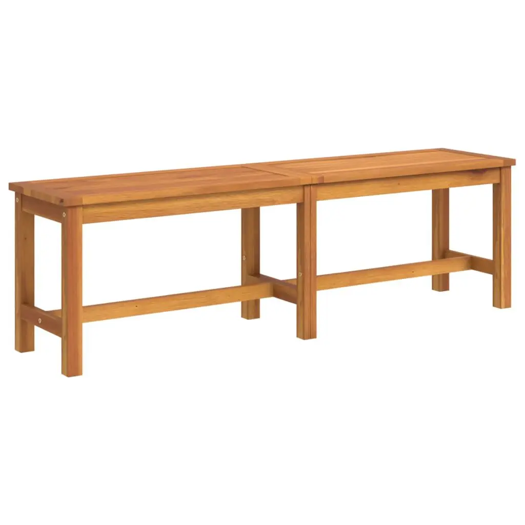 59.1x13.8x17.7-Inch Solid Wood Acacia Patio Bench Garden Seating