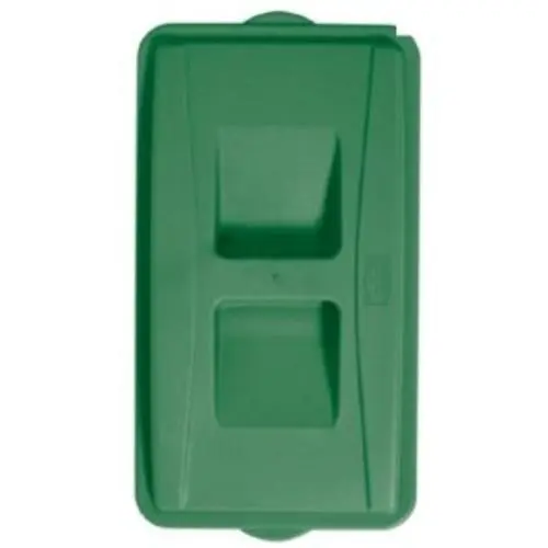 Continental Commercial 7315GN Wall Hugger Green Recycle Lid 8322