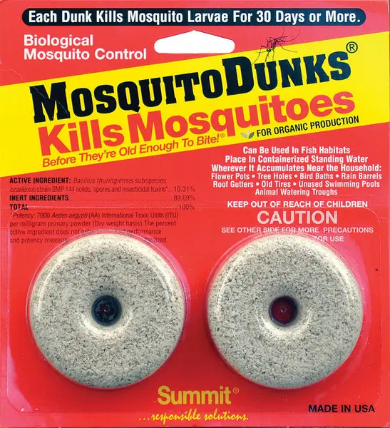Summit 102-12 Mosquito Dunk Biological Mosquito Killer 2-Pack Standing Water