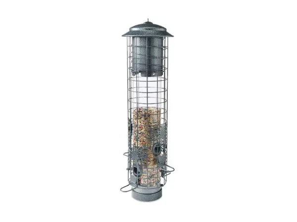 Audubon NA32431 Squirrel Resistant Tube Bird Feeder 18" 2.5 Lbs Seed Capacity