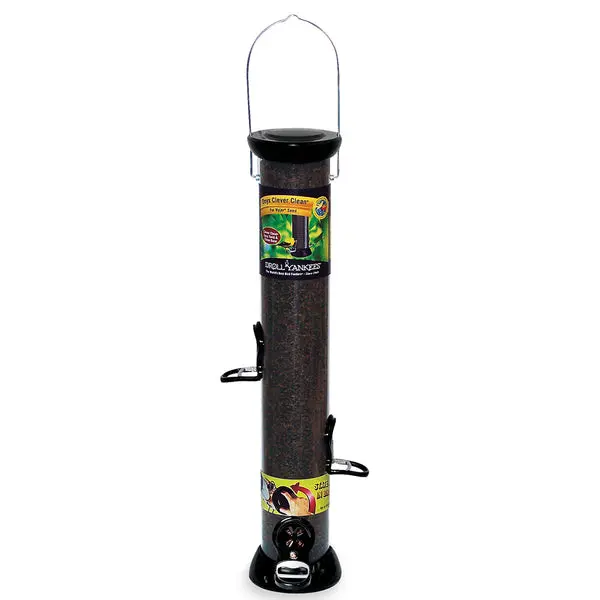 Droll Yankees CC18N Onyx Clever Clean Removable Base Bird Feeder 18-Inch 2 Lb