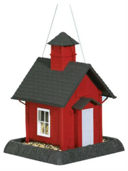 North States 9084 School House Birdfeeder Holds 5 Lbs Seeds Large Outdoor Bird Feeder