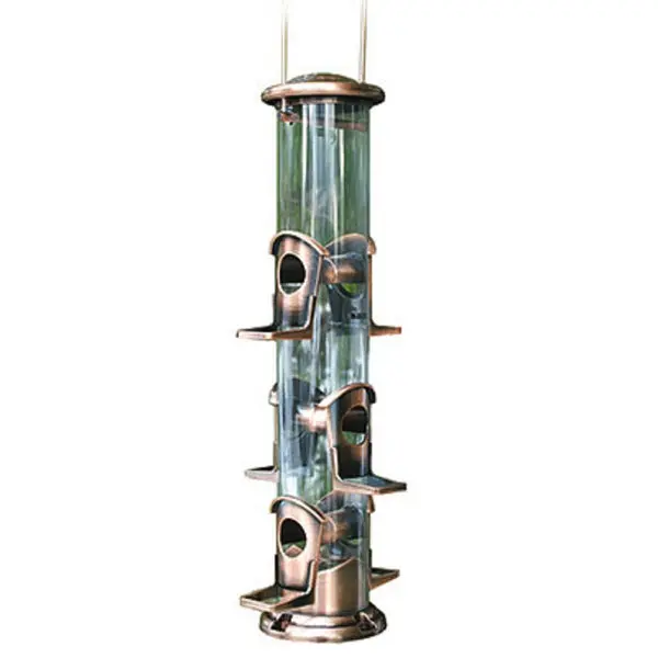 Woodlink 24561 Brushed Copper Bird Feeder 1.5 LB Outdoor Garden Decor