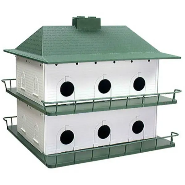 Heath Durable Light Weight Plastic Purple Martin House 12-Room
