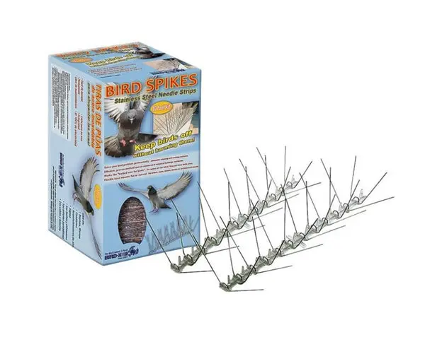 Bird-X STS-10 Bird Spikes Stainless Steel 10' Pest Control