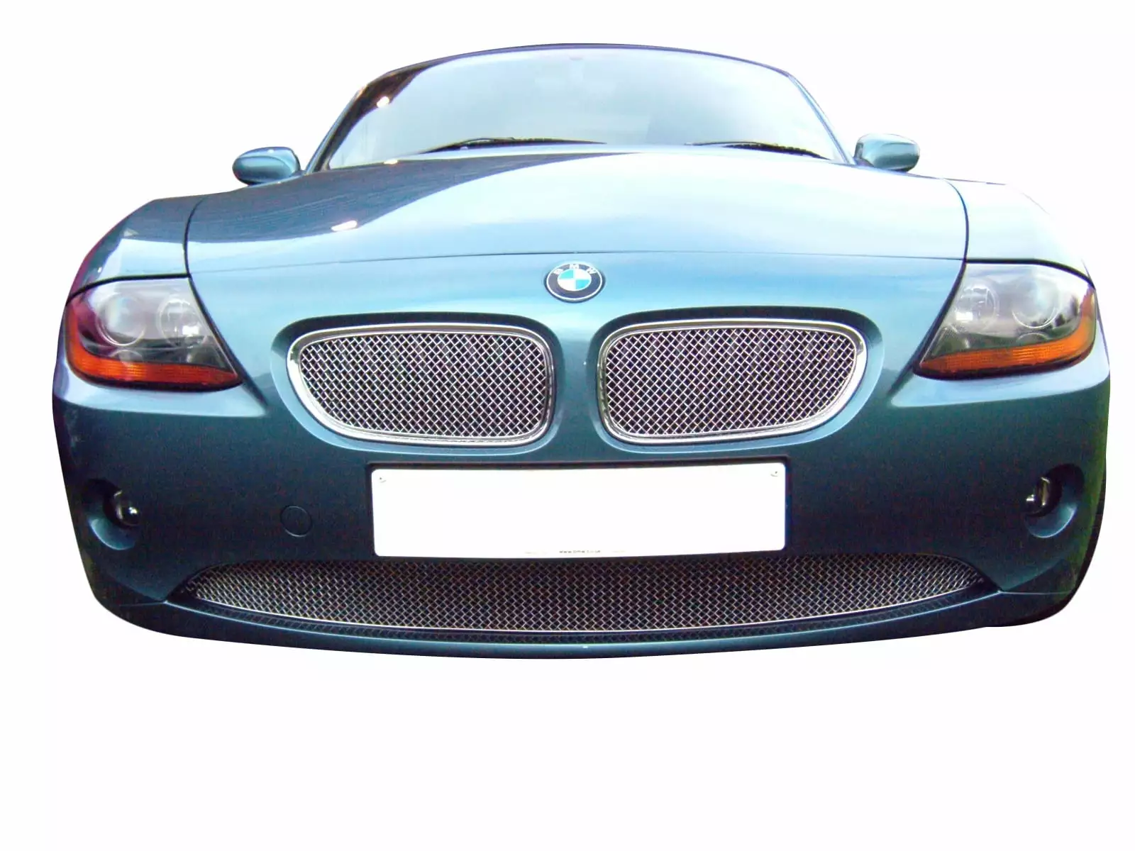 BMW Z4 Front Grill Set Silver Finish 2003 to 2006