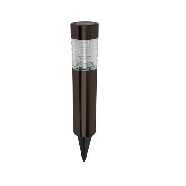 Boston Harbor 26090 Solar Bollard Light Bronze Outdoor Pathway Lighting
