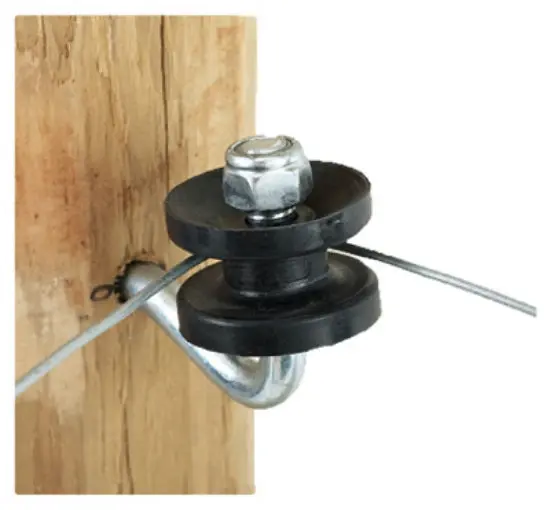 Dare 451 Corner Post Bracket Kit Zinc Plated Metal Parts Electric Fences