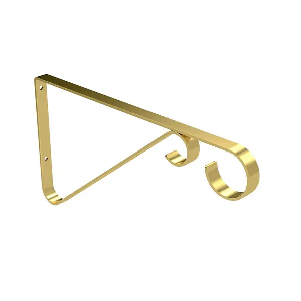 National Hardware N274-555 9 Inch Brass Plant Bracket Garden Support