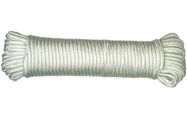 Ben-Mor 60354 Diamond Braided Rope White 1/4 Inch x 50 Feet Crafts and DIY