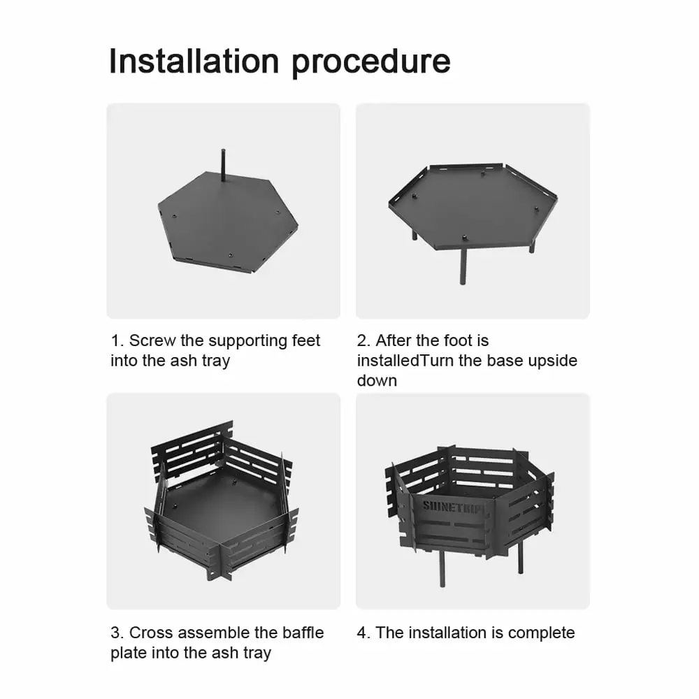 Brazier BBQ Steel Brazier Carbon BBQ Barbecue Portable Picnic Firewood Cooking Carbon