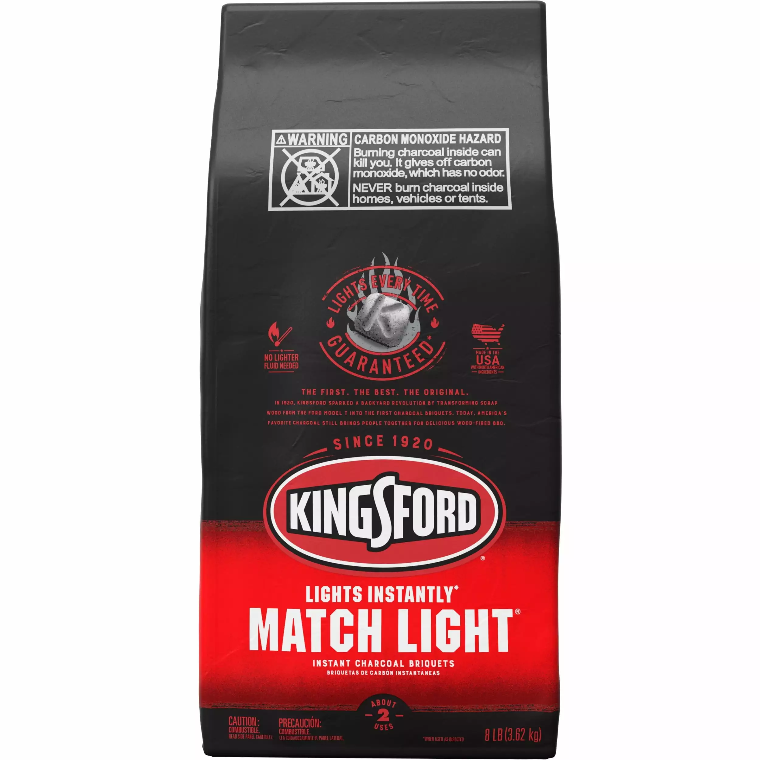 Kingsford Match Light Instant Charcoal Briquettes 8 Pounds Quick BBQ Grilling 1