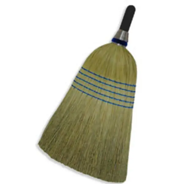 Abco Janitor 100% Corn Broom 42 Inch Black Handle