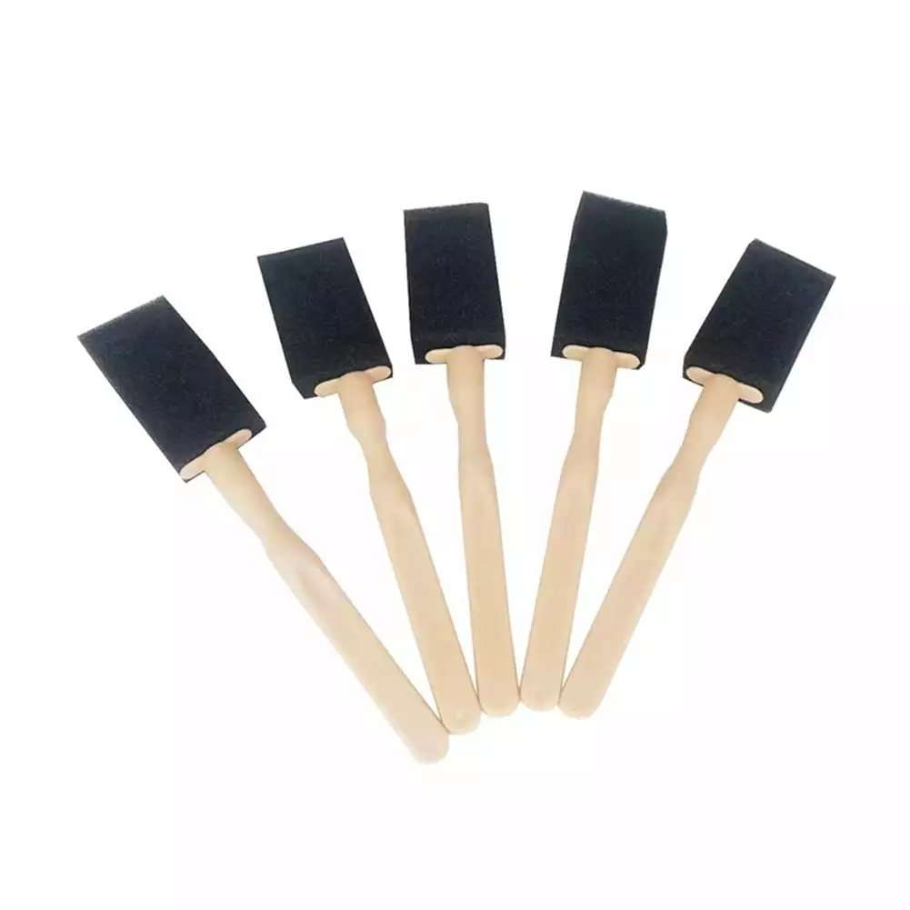 5Pcs Car Air Conditioner Vent Sponge Brush and Grille Cleaner Set