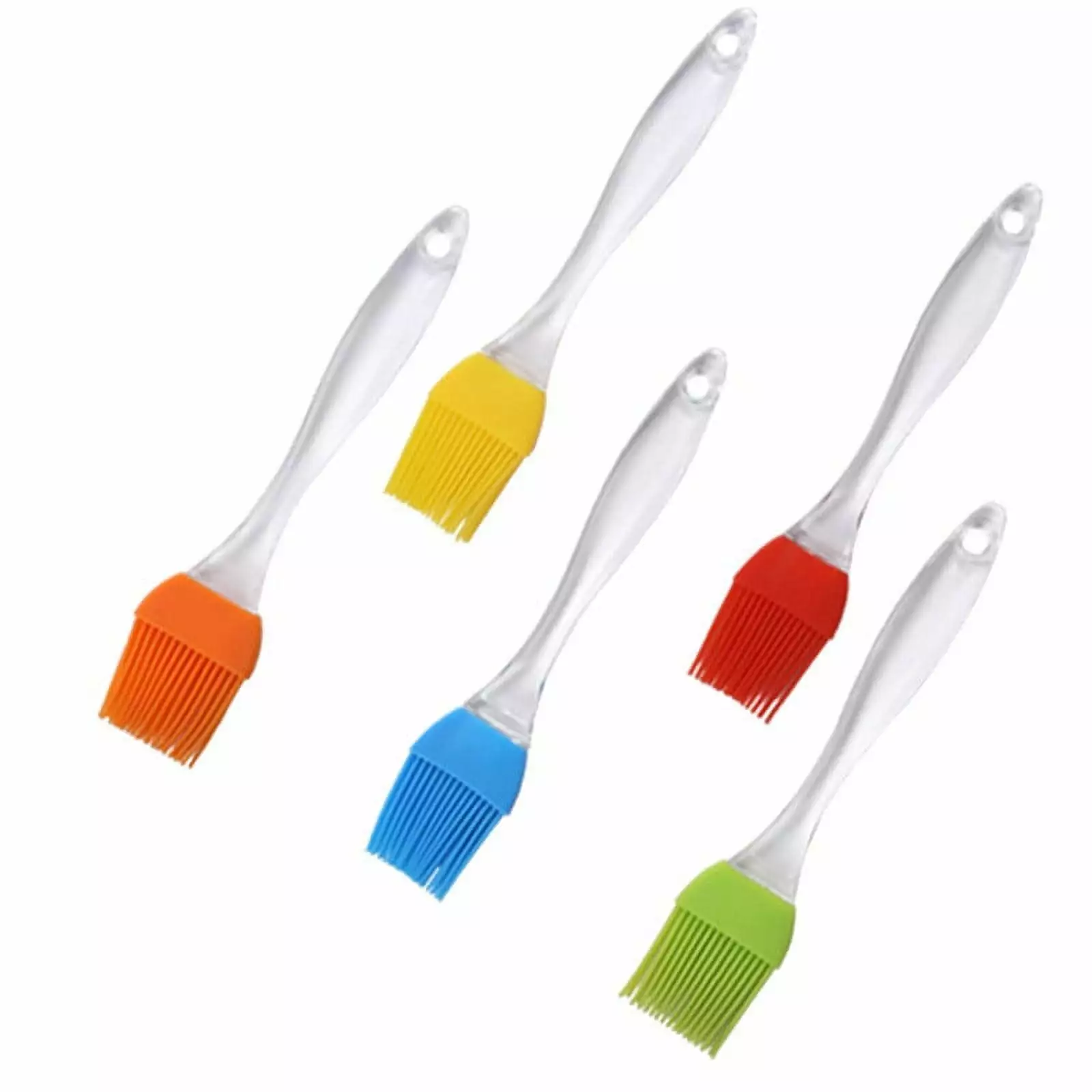 Carpet Cleaner Spray Foam Large Transparent Handle Split Silicone Oil Brush High-Temperature Kitchen Use