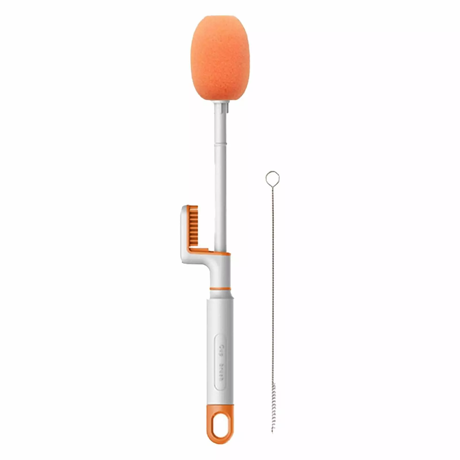 Multi Practical Long Handle Cup Brush Household Sponge Baby Bottle Brush Swivel Cleaning Brush Air Fryer Pan Hanger