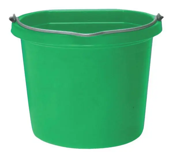 Fortex Fortiflex 1302043 20 Qt Green Flat Bucket Construction and Gardening