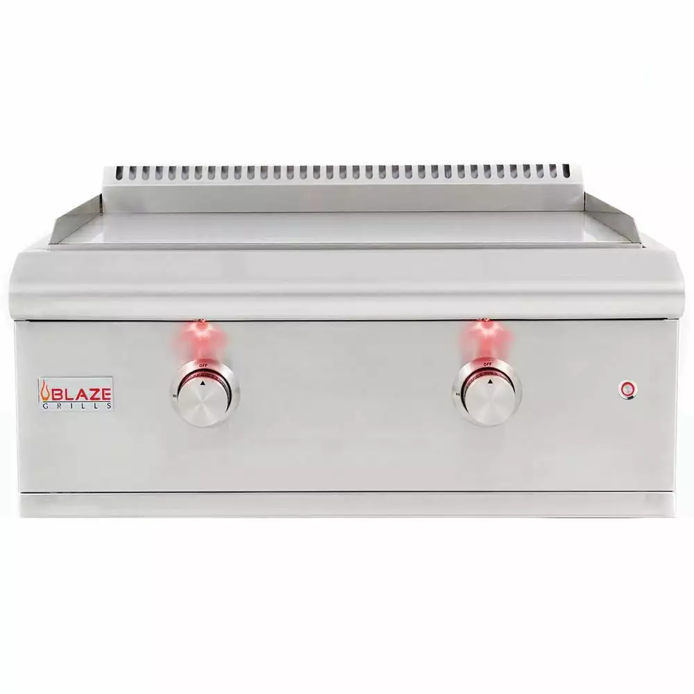 30 Inch Built Gas Griddle Stainless Steel Outdoor Kitchen LP Propane