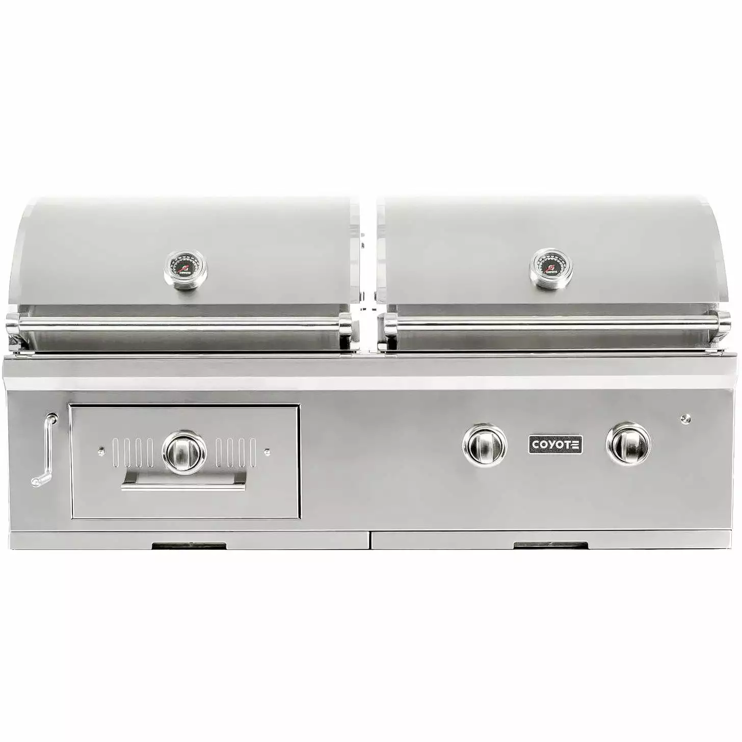 Coyote Centaur 50-Inch Built- Natural Gas Charcoal Dual Fuel Grill