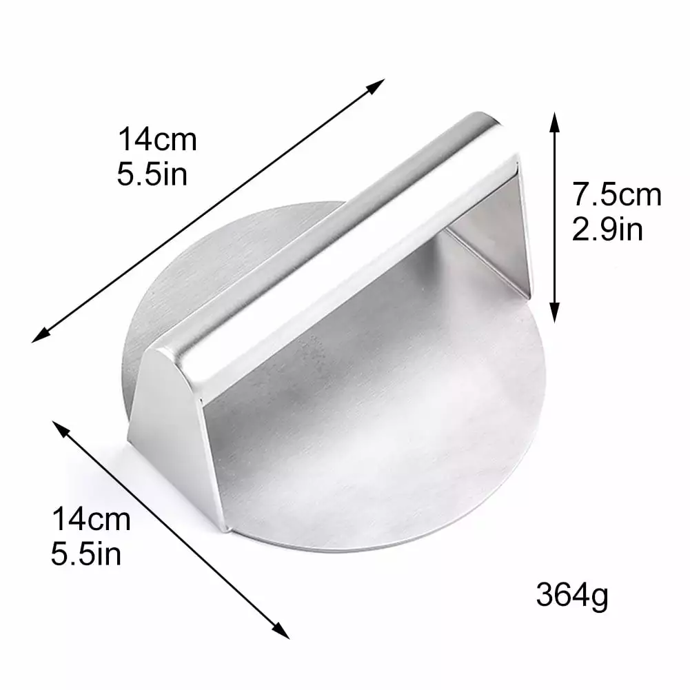 ALSLIAO Burger Press Flat Bottom Ground Meat Masher Grill Flat Top Grilling Tool