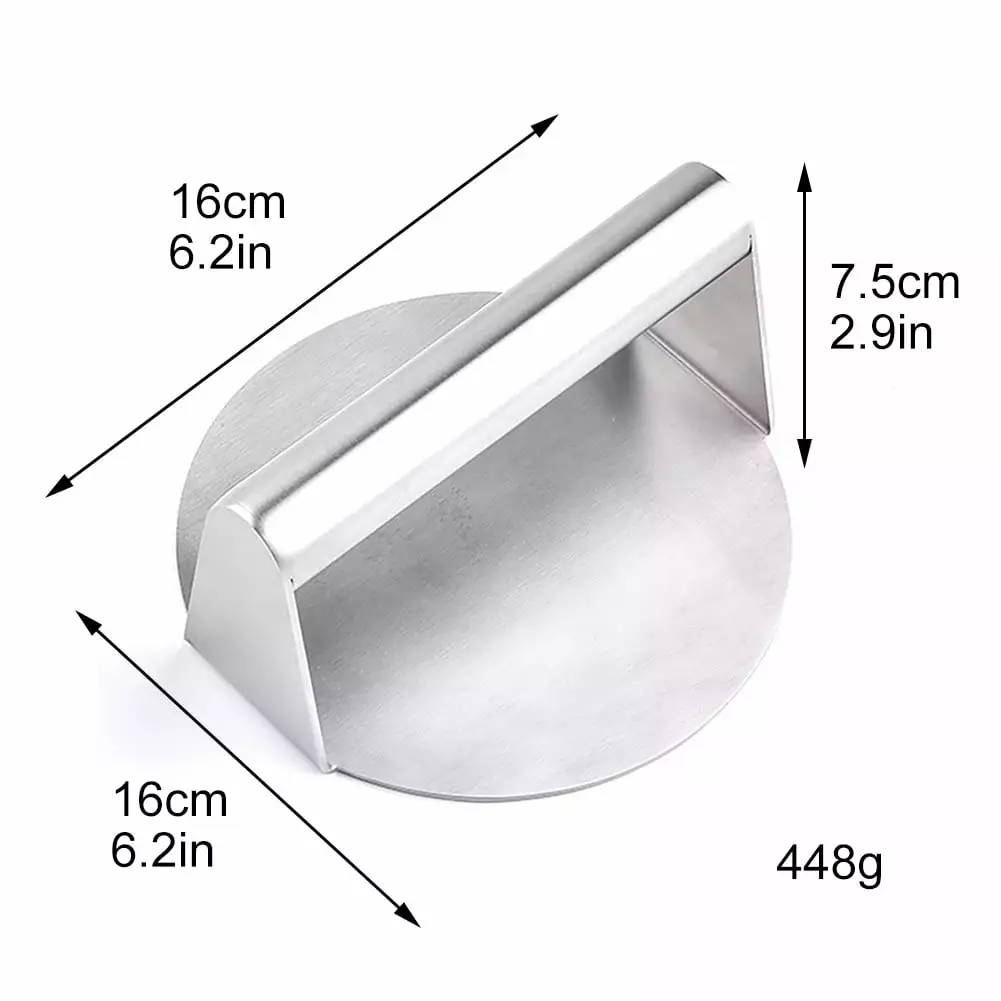 Gerich Smashed Burger Press 6.2 inches Round Burger Smasher Griddle Cooking 5